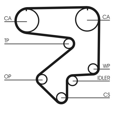 CONTINENTAL CTAM Tandrem ct783 for TOYOTA