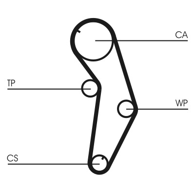 CONTINENTAL CTAM Tandrem ct821 for MITSUBISHI