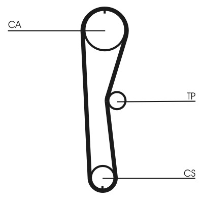 CONTINENTAL CTAM Tandrem ct824 for SUBARU SUZUKI