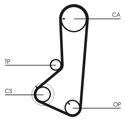 CONTINENTAL CTAM Tandrem ct836 for MITSUBISHI GREAT WALL