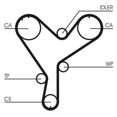 CONTINENTAL CTAM Tandrem ct852 for VAUXHALL TOYOTA ISUZU LEXUS