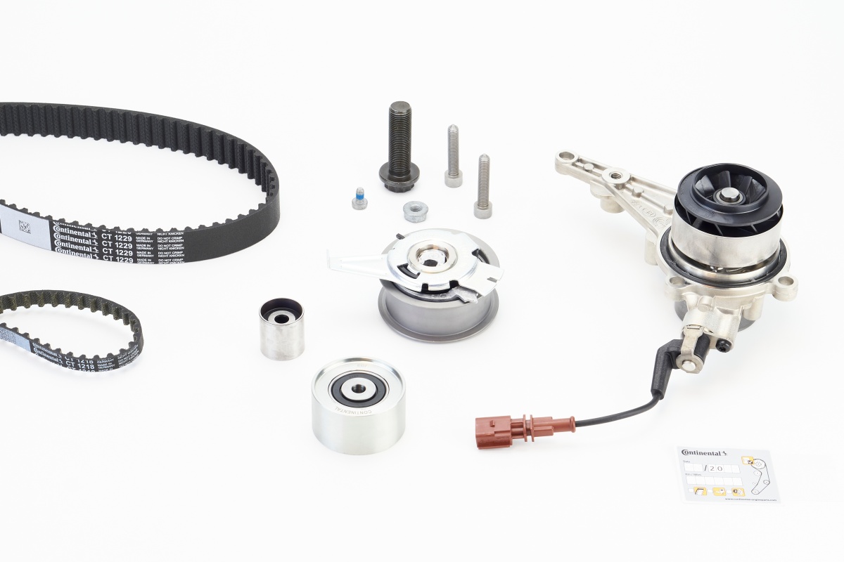CONTINENTAL CTAM Vandpumpe + tandremssæt CT1229WP2PRO for VW CUPRA