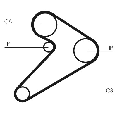 CONTINENTAL CTAM Tandrem ct517 for HYUNDAI MITSUBISHI