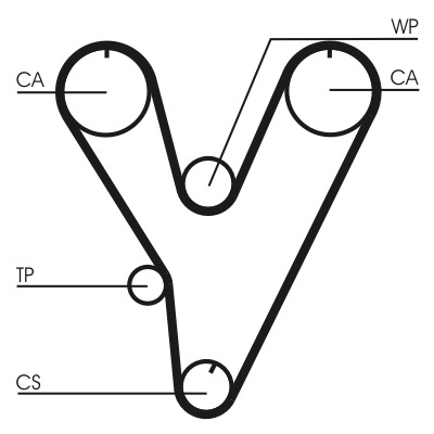 CONTINENTAL CTAM Tandrem ct805 for HYUNDAI MITSUBISHI