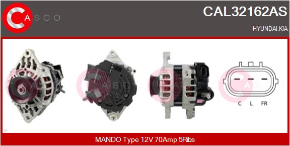 CASCO Generator cal32162as for HYUNDAI