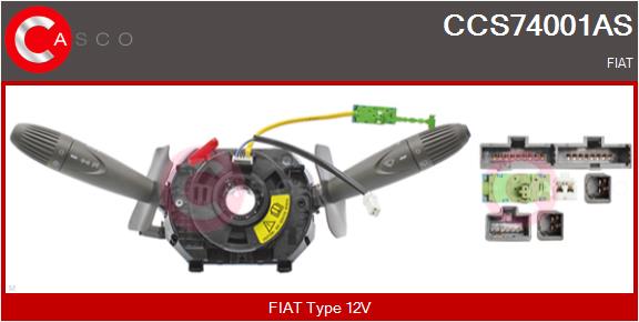 CASCO Ratstammekontakt ccs74001as for FIAT