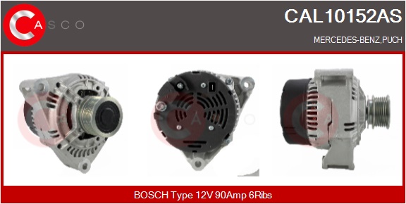 CASCO Generator cal10152as for MERCEDES-BENZ GENERAL MOTORS