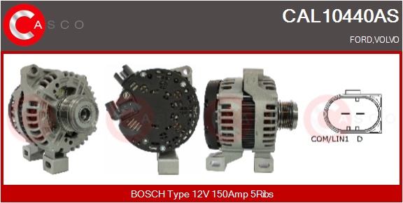CASCO Generator cal10440as for FORD VOLVO
