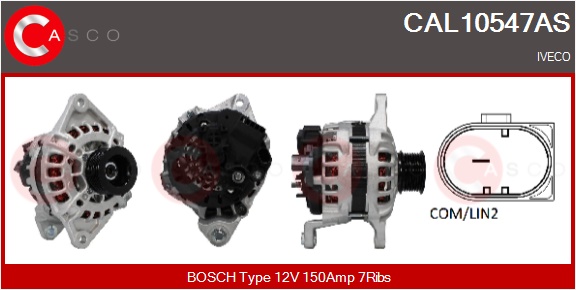 CASCO Generator cal10547as for FIAT