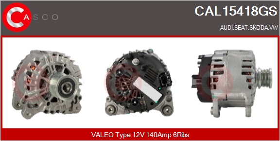 CASCO Generator cal15418gs for VAG