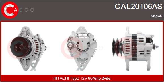 CASCO Generator cal20106as for NISSAN