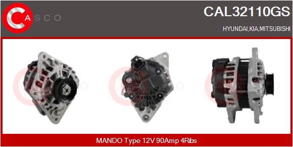 CASCO Generator cal32110gs for HYUNDAI MITSUBISHI GREAT WALL