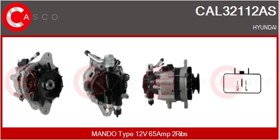 CASCO Generator cal32112as for HYUNDAI