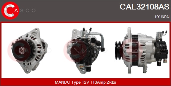 CASCO Generator cal32108as for HYUNDAI GENERAL MOTORS