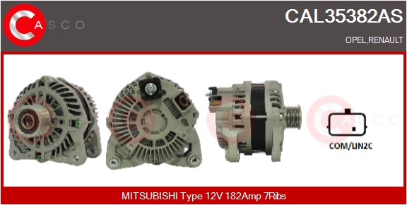 CASCO Generator cal35382as for OPEL NISSAN MITSUBISHI