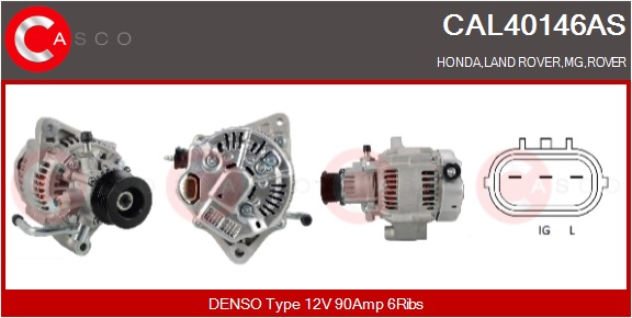 CASCO Generator cal40146as for ROVER LAND ROVER