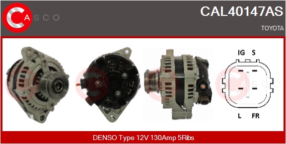 CASCO Generator cal40147as for TOYOTA