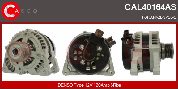 CASCO Generator cal40164as for FORD VOLVO MAZDA