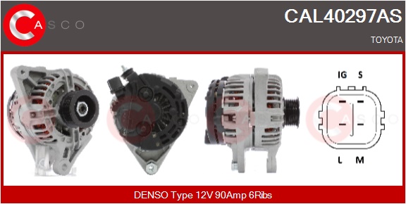 CASCO Generator cal40297as for TOYOTA