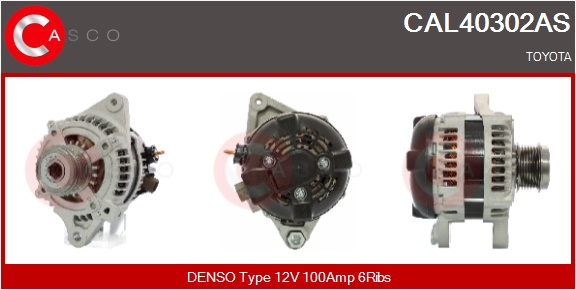 CASCO Generator cal40302as for TOYOTA