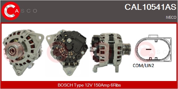 CASCO Generator cal10541as for IVECO