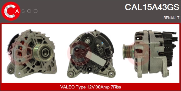 CASCO Generator cal15a43gs for RENAULT NISSAN