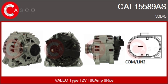 CASCO Generator cal15589as for VOLVO