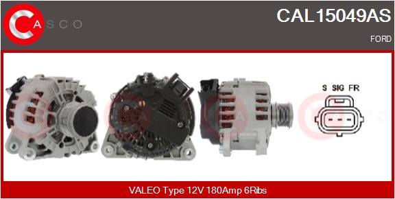 CASCO Generator cal15049as for FORD
