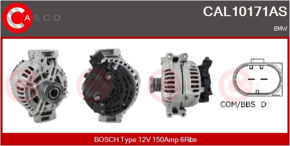 CASCO Generator cal10171as for BMW