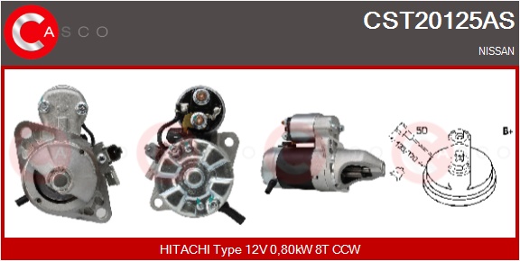 CASCO Starter cst20125as for NISSAN MITSUBISHI