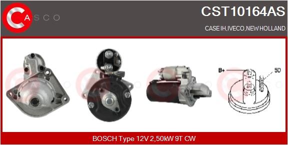 CASCO Starter cst10164as for IVECO FIAT RENAULT