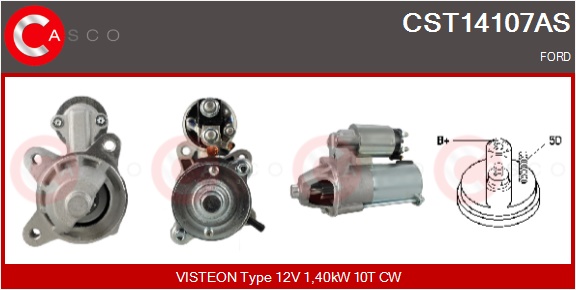CASCO Starter cst14107as for FORD