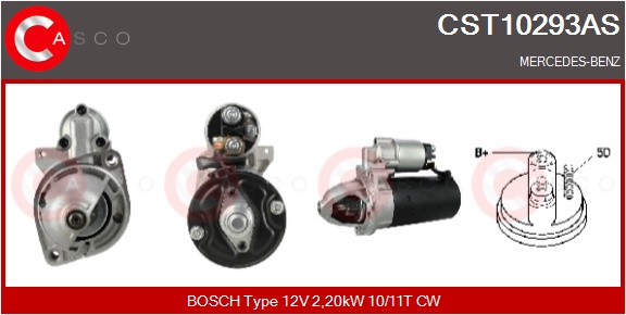 CASCO Starter cst10293as for MERCEDES-BENZ GENERAL MOTORS