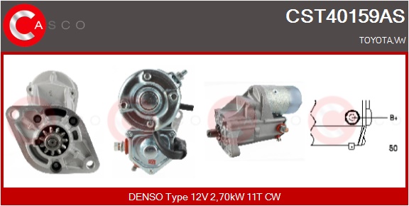 CASCO Starter cst40159as for TOYOTA