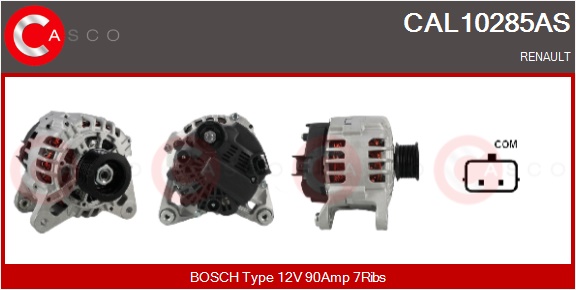 CASCO Generator cal10285as for RENAULT
