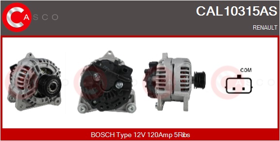 CASCO Generator cal10315as for GENERAL MOTORS RENAULT