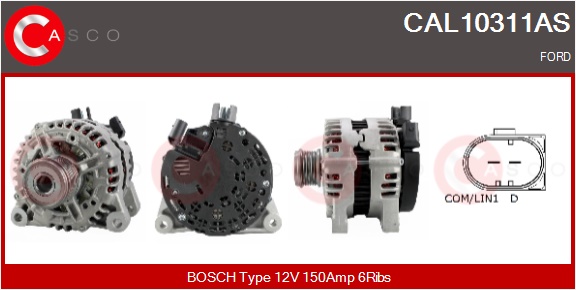 CASCO Generator cal10311as for FORD OPEL VOLVO MAZDA