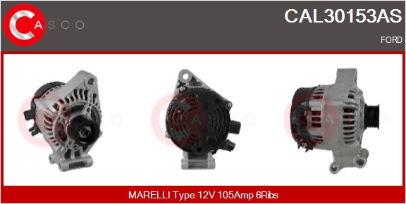 CASCO Generator cal30153as for FORD