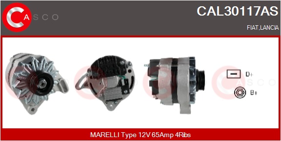 CASCO Generator cal30117as for DAIHATSU FIAT