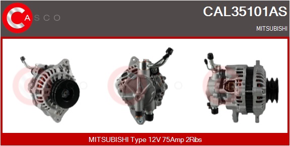 CASCO Generator cal35101as for GENERAL MOTORS MITSUBISHI