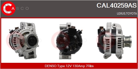 CASCO Generator cal40259as for TOYOTA