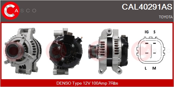 CASCO Generator cal40291as for TOYOTA