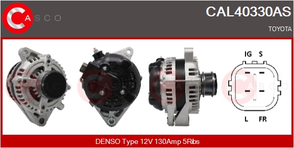 CASCO Generator cal40330as for TOYOTA GENERAL MOTORS