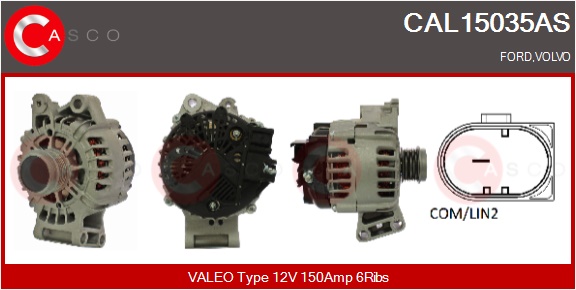 CASCO Generator cal15035as for FORD VOLVO