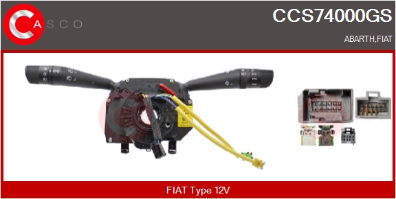 CASCO Ratstammekontakt ccs74000gs for FIAT