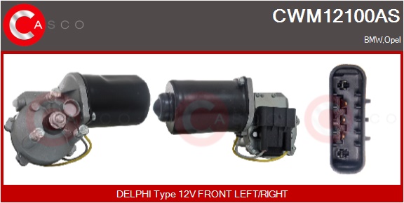 CASCO Viskermotor cwm12100as foran for OPEL CITROËN/PEUGEOT