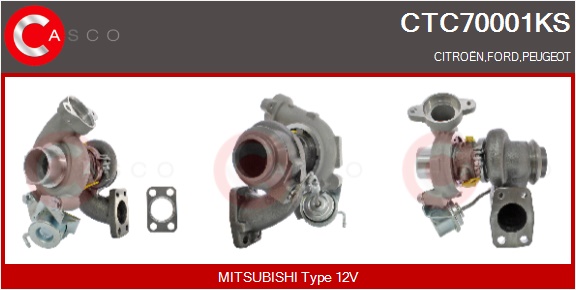 CASCO Lader, ladesystem CTC70001KS for FORD MITSUBISHI CITROËN/PEUGEOT