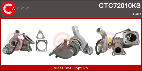 CASCO Lader, ladesystem CTC72010KS for FORD MITSUBISHI