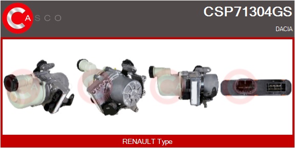 CASCO Hydraulikpumpe, styresystem CSP71304GS for RENAULT