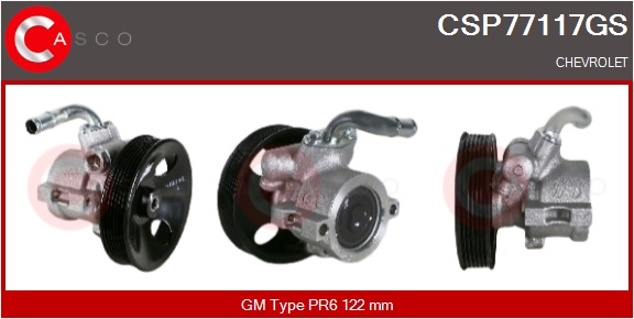 CASCO Hydraulikpumpe, styresystem csp77117gs for GENERAL MOTORS